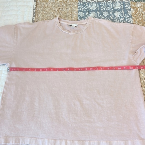 ASOS Topshop Oversized Drop Shoulder Boxy Short Sleeve Crew Neck Tee Shirt Pink - Picture 5 of 8